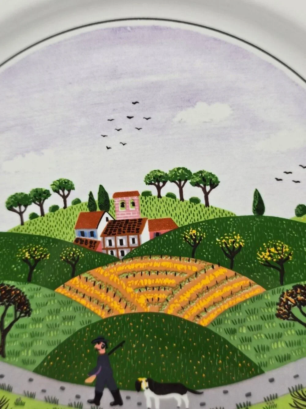 Villeroy & Boch Design Naif Porcelain Salad Plate 8.25